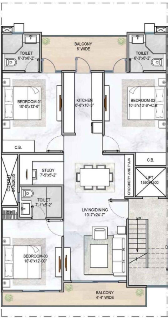 M3M Soulitude Floors, Sector 89, Gurgaon 3 M3M Solitude