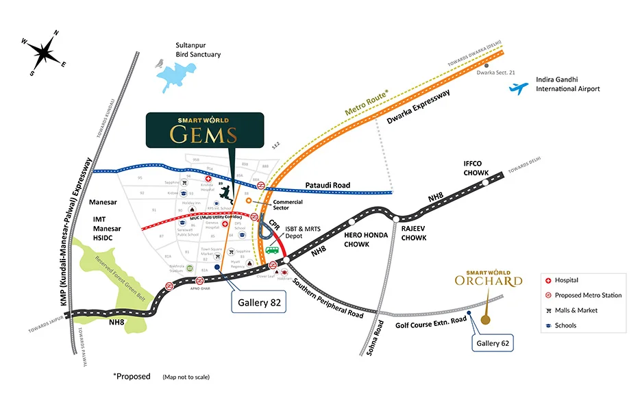 M3M Soulitude Floors, Sector 89, Gurgaon 2 Smart World Gems